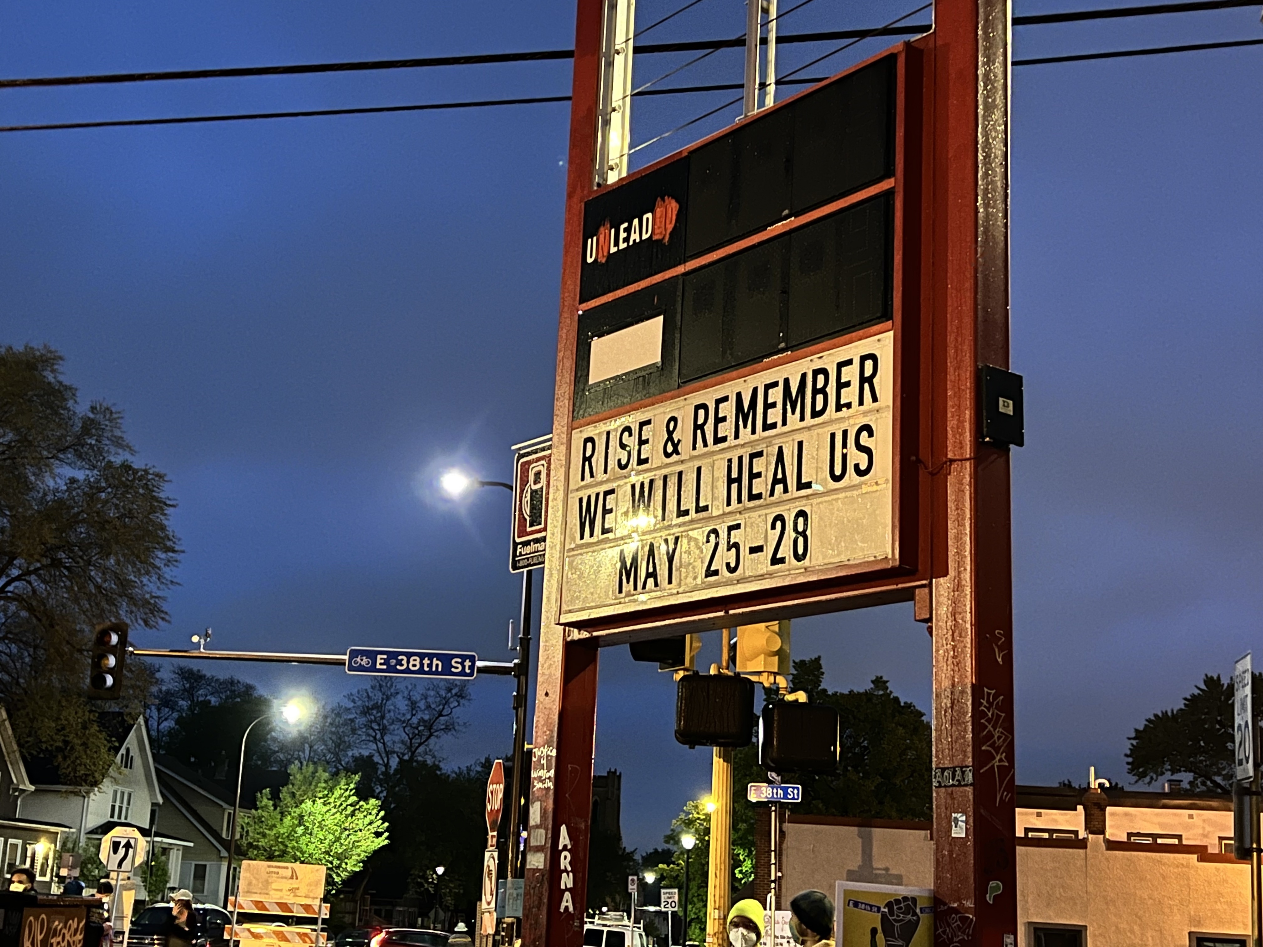 Sign: Rise and Remember: We Will Heal Us