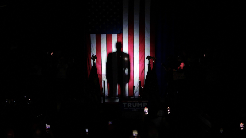 Trump at a campaign event in Waukesha, Wisconsin, in May. Photograph: Brian Snyder/Reuters