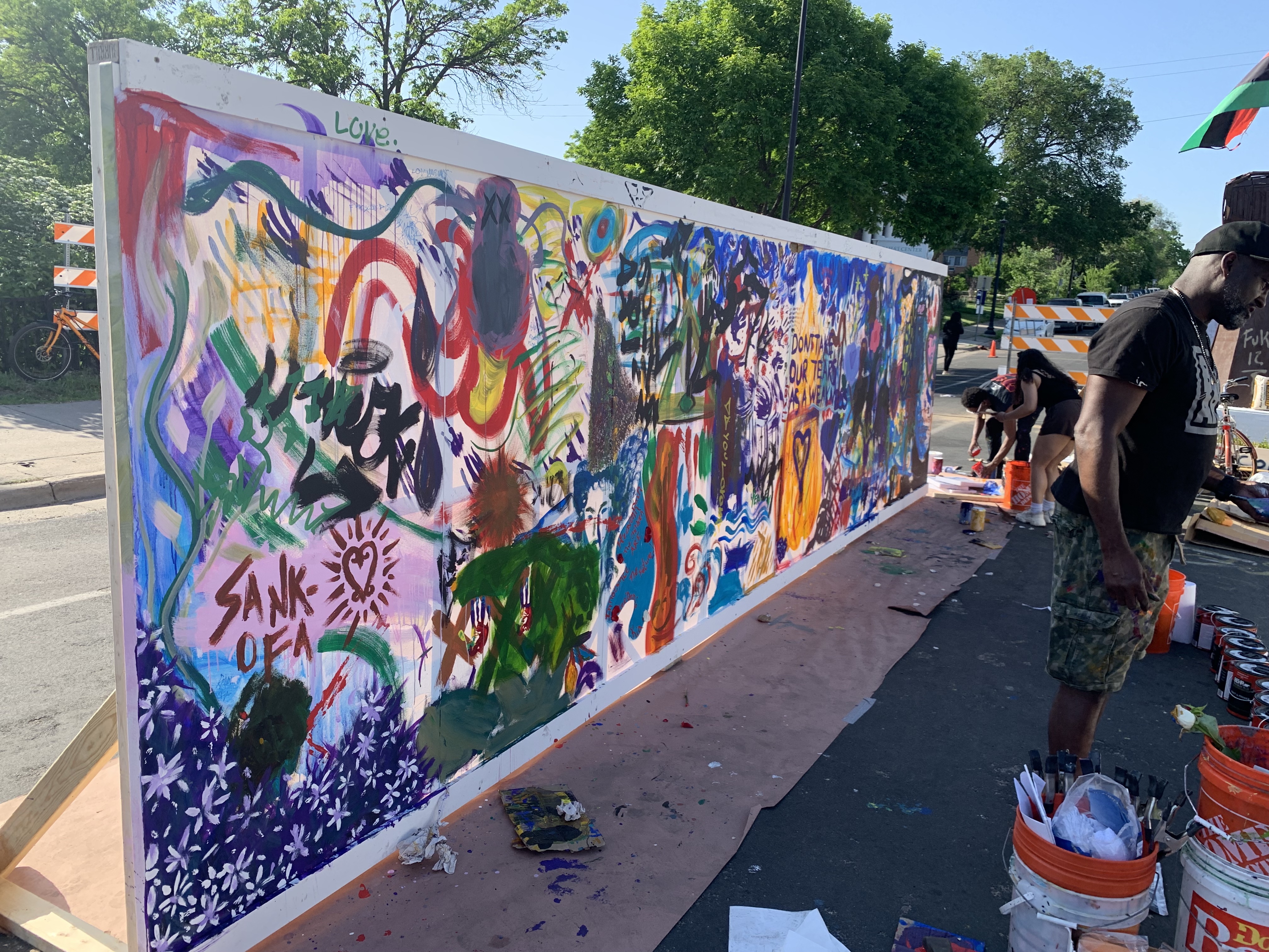Large piece of community art.
