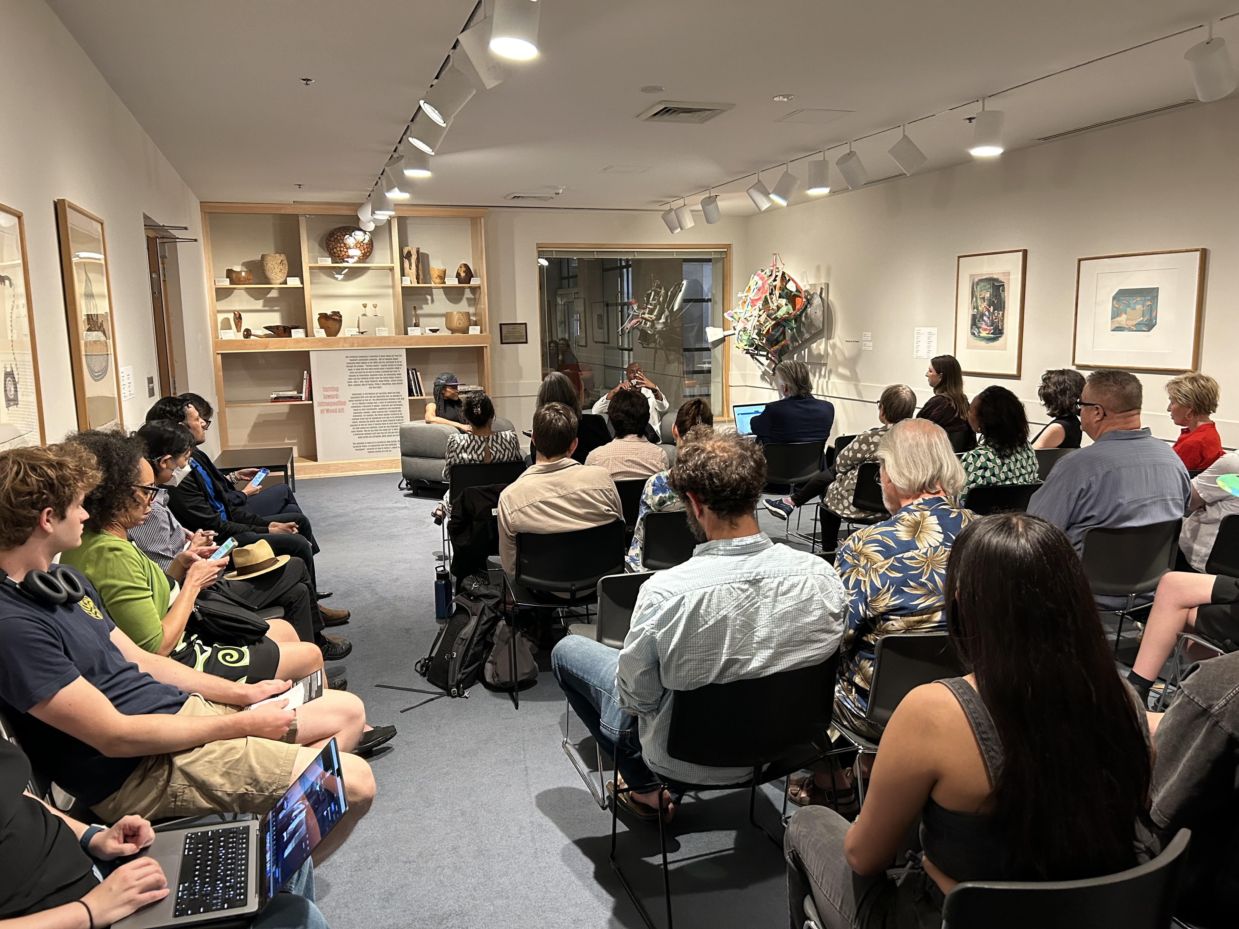 The audience at Rashad's talk