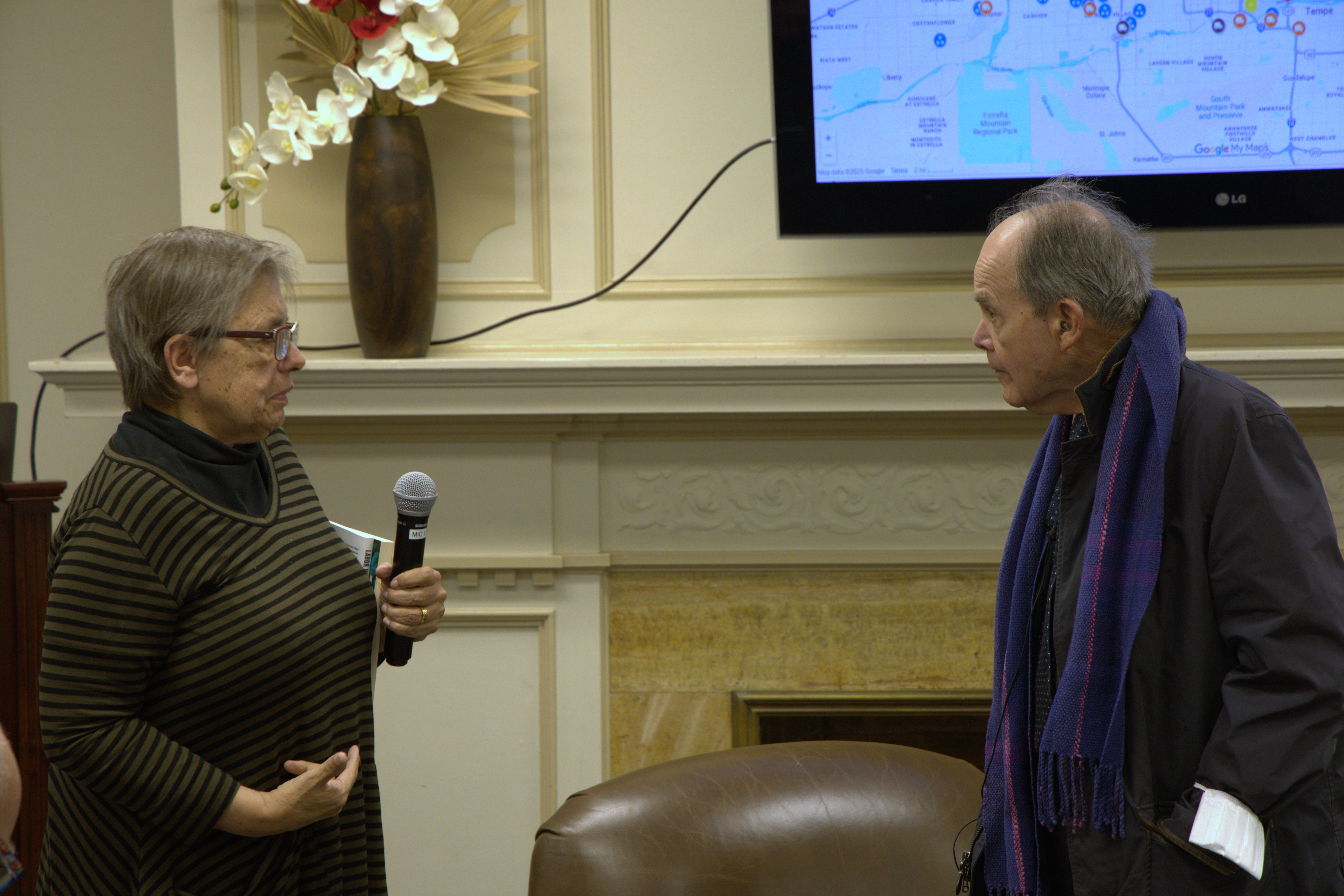 Womack answers question